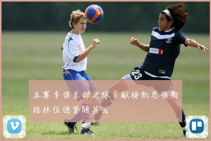 本赛季俱乐部进球贡献榜凯恩领衔格林伍德紧随其后